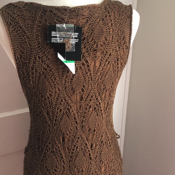 Jones New York Collection Crocheted Dress Sz. Lg - Picture 5 of 6